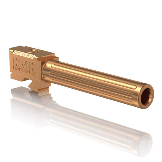 Barrels Choke Tubes CMC Products ZPAP M85 CMC GLOCK 17 FLUTED BBL NONTHREADED DLC BRONZE • Model: ZPAP M85